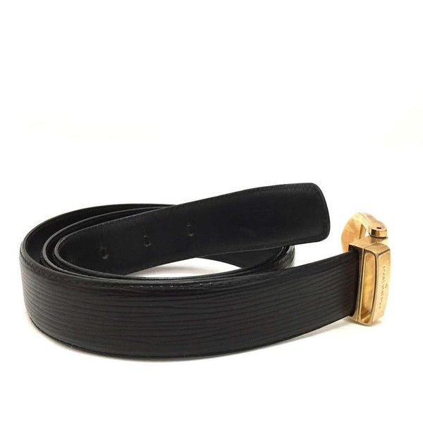 Louis Vuitton Black EPI Ceinture Belt 6la529