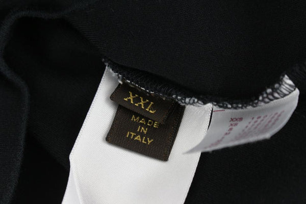 Louis Vuitton Men's XXL Black Rope Flock T-Shirt 1116lv36 – Bagriculture