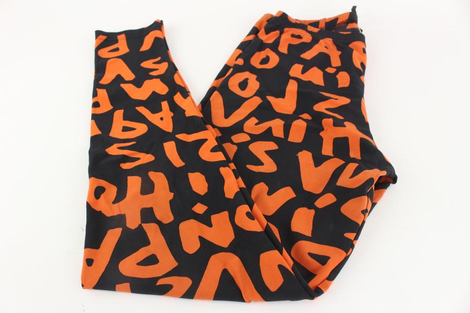 Louis Vuitton Women's Size 40 Stephen Sprouse Orange Graffiti Leggings 126LV50 Louis Vuitton Women's Size 40 Stephen Sprouse Orange Graffiti Leggings 126LV50