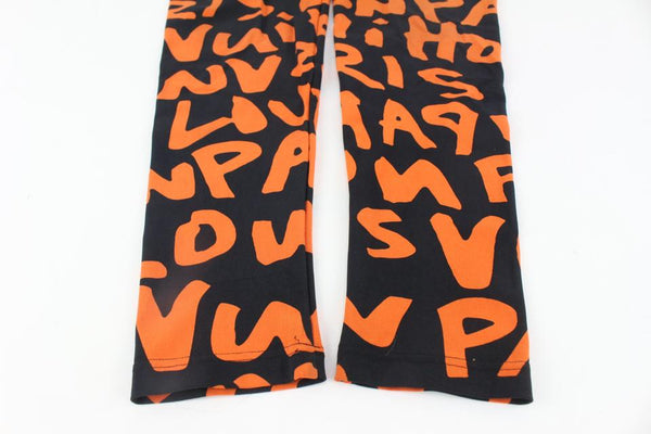 Steven Sprouse Louis Vuitton RARE Graffiti Leggings w Feet! Collectors  item.