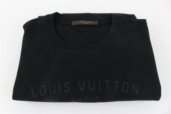 Louis Vuitton Men's Large Black x Red Volez Voguez Voyagez T-Shirt Tee –  Bagriculture