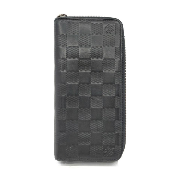 Louis Vuitton Black Damier Infini Leather Zippy Vertical Wallet 863454 –  Bagriculture