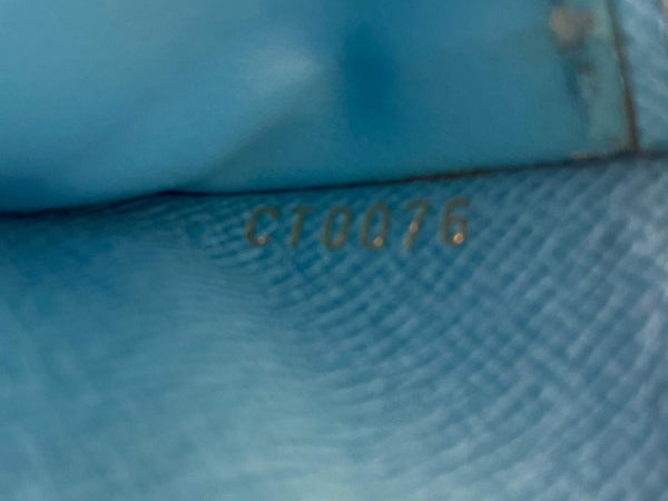 Louis Vuitton Limited Collection Monogram BellBoy Groom Blue Bifold  Zip-Around Compact Wallet