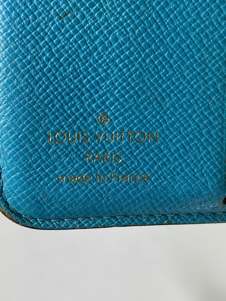 Louis Vuitton Louis Vuitton Compact Zip Groom Blue Monogram Canvas