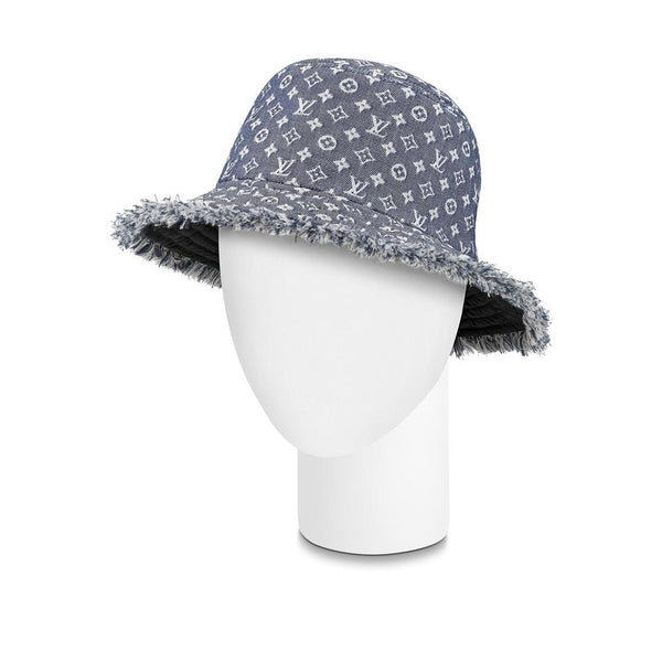 Louis Vuitton 2022 LV Graphical Reversible Bucket - Blue Hats