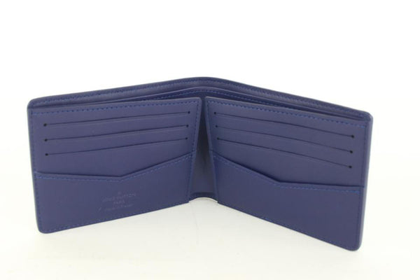 LOUIS VUITTON VIRGIL Abloh Blue Monogram Bandana Slender Wallet 76lk67s  £1,084.27 - PicClick UK