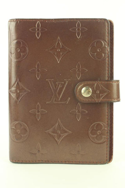 Louis Vuitton, Accessories, Louis Vuitton Monogram Vernis Agenda Pm Day  Planner Cover Gris R201 Auth 48408
