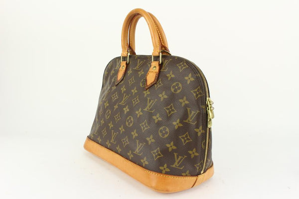 Louis Vuitton LV Monogram Alma PM Handbag Browns Canvas Bag