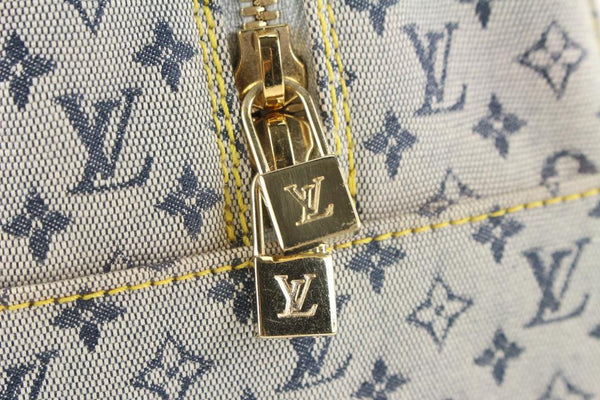 Louis Vuitton Monogram Mini Lin Marie Speedy Deauville Boston Bag