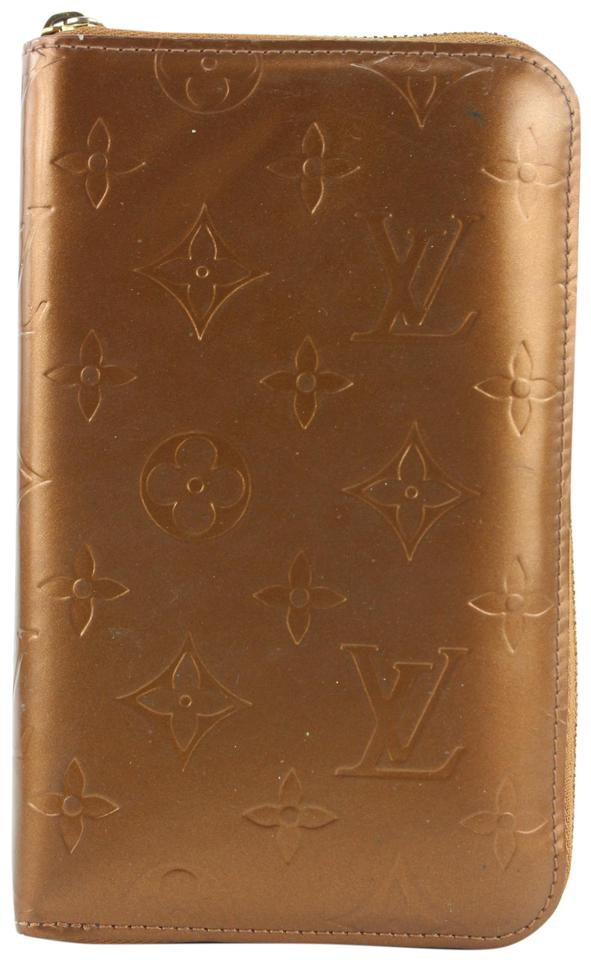 Louis Vuitton Vernis Zippy Compact Wallet Bronze 141lvs429 Louis Vuitton Vernis Zippy Compact Wallet Bronze 141lvs429