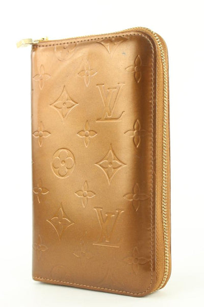 Louis Vuitton Vernis Zippy Compact Wallet Bronze 141lvs429 – Bagriculture