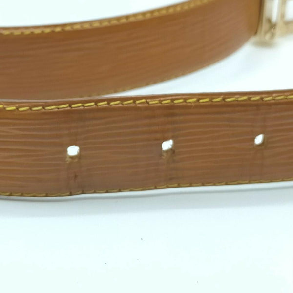 LOUIS VUITTON Red Epi Leather Belt (Size 44) #26352