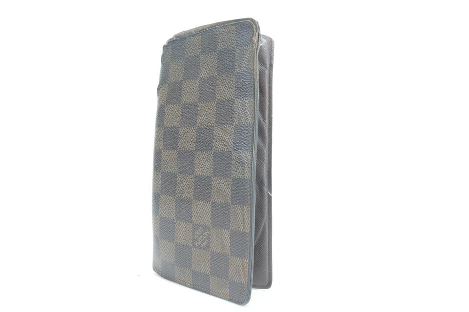 Louis Vuitton 11LK0120 Damier Ebene Long Bifold Flap Louis Vuitton 11LK0120 Damier Ebene Long Bifold Flap