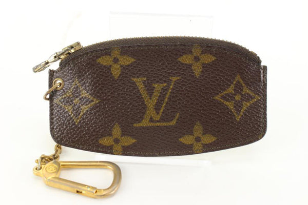 Louis Vuitton Vintage 1980's Version Monogram Key Pouch Cles