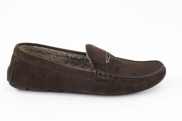 brown louis vuitton formal shoes