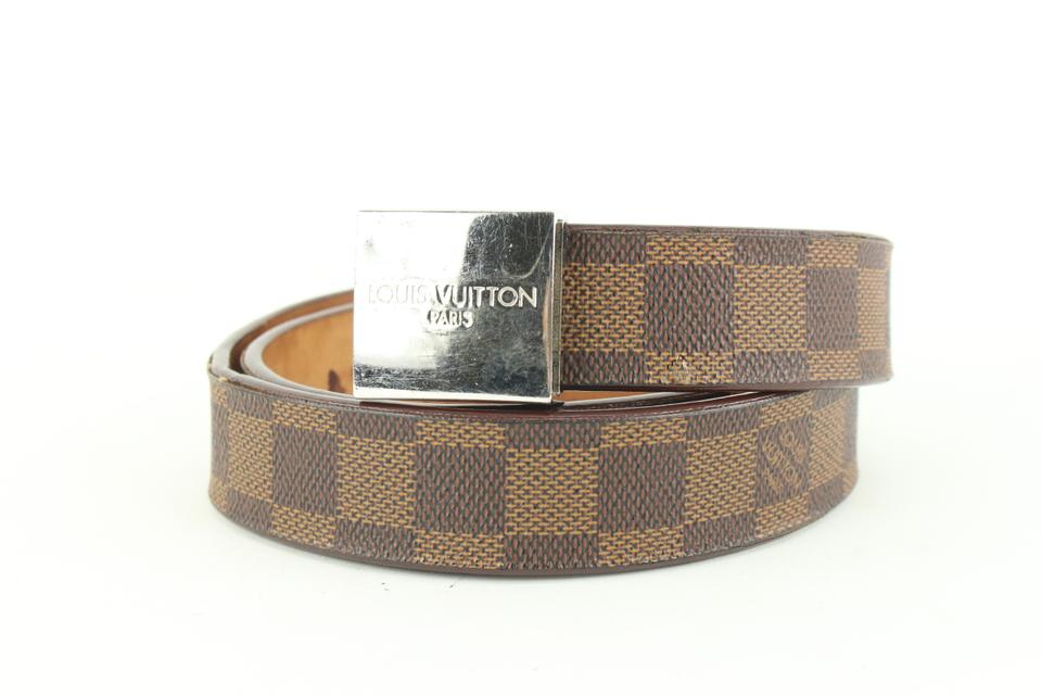 Louis Vuitton 75/30 Damier Ebene Belt 3LV325V Louis Vuitton 75/30 Damier Ebene Belt 3LV325V