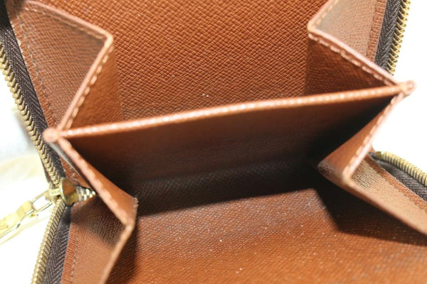 Louis Vuitton Monogram Compact Snap Zippy Wallet 550lvs611