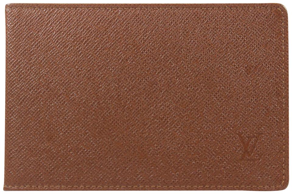 Louis Vuitton Brown ID Holder Card Wallet Insert 1LZ1104 Louis Vuitton Brown ID Holder Card Wallet Insert 1LZ1104