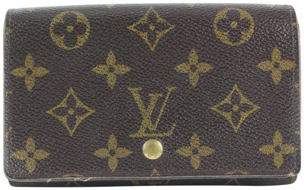 LOUIS VUITTON Monogram Portefeiulle Tresor Compact Wallet 