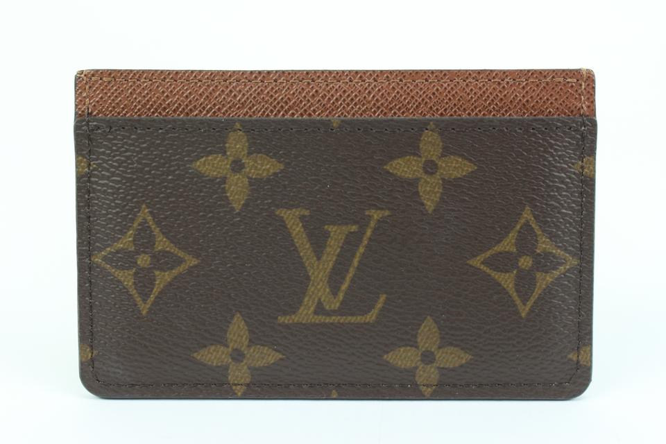 Louis Vuitton Monogram Porte Cartes Card Holder Wallet Case 53lk322s Louis Vuitton Monogram Porte Cartes Card Holder Wallet Case 53lk322s
