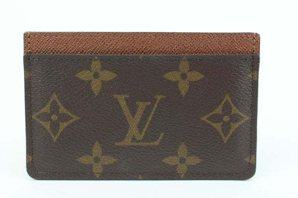 Louis Vuitton Monogram Porte Cartes Card Holder Wallet Case