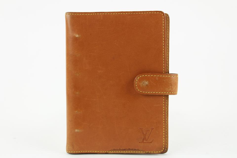 Louis Vuitton Rare Limited Vachetta Nomade Leather Small Ring AgendaPM 5LVS1223 Louis Vuitton Rare Limited Vachetta Nomade Leather Small Ring AgendaPM 5LVS1223