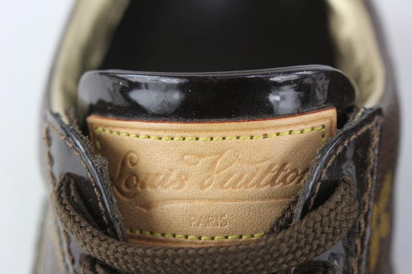 Louis Vuitton Monogram Patent Globe Trotter Sneaker US8
