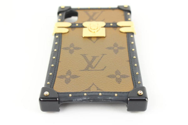 Louis Vuitton Monogram Reverse Eye Trunk iPhone X Xs Crossbody Phone Case  3V415L