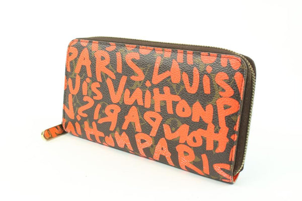 Louis Vuitton Zippy Wallet Graffiti Pink 2009 Collection Steven Sprouse  RARE!￼