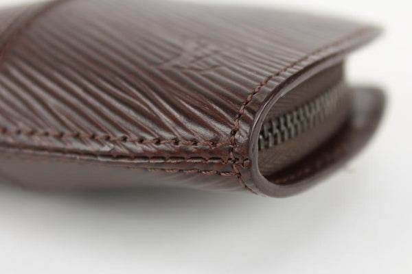 Louis Vuitton Black Epi Leather Small Demi Lune Portefeuille Coin Purse  ref.294739 - Joli Closet