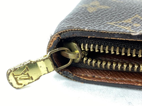 Louis Vuitton Monogram Zippy Wallet Long Zip Around Continental