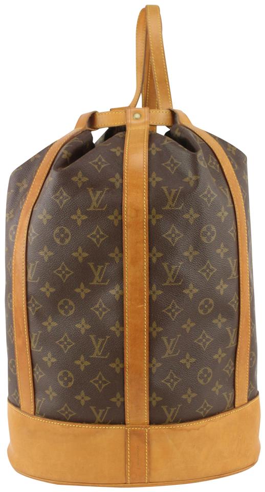 Louis Vuitton Monogram Randonnee GM Drawstring Bucket Sling Bag 1029lv56 Louis Vuitton Monogram Randonnee GM Drawstring Bucket Sling Bag 1029lv56