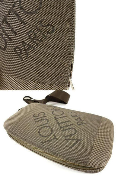 Louis Vuitton Terre Khaki Brown Damier Geant Bum Bag Waist Chest Body Bag  Leather ref.575270 - Joli Closet
