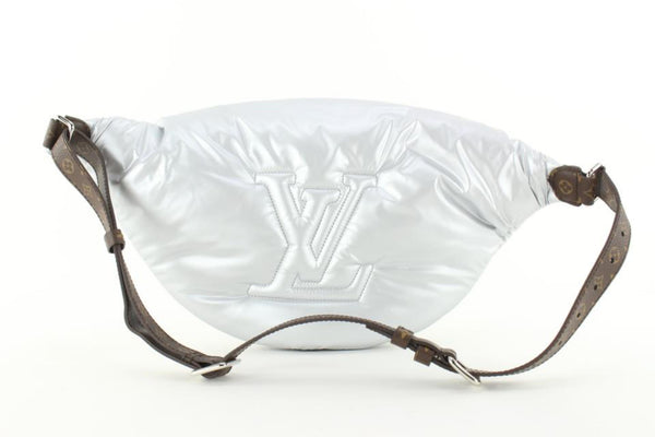 Louis Vuitton 2023 Silver Puffer Monogram Pillow Speedy Bandouliere 2LVJ1020