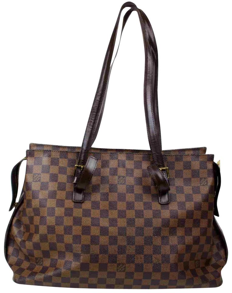 Louis Vuitton  Damier Ebene Chelsea Zip Tote 860978 Louis Vuitton  Damier Ebene Chelsea Zip Tote 860978