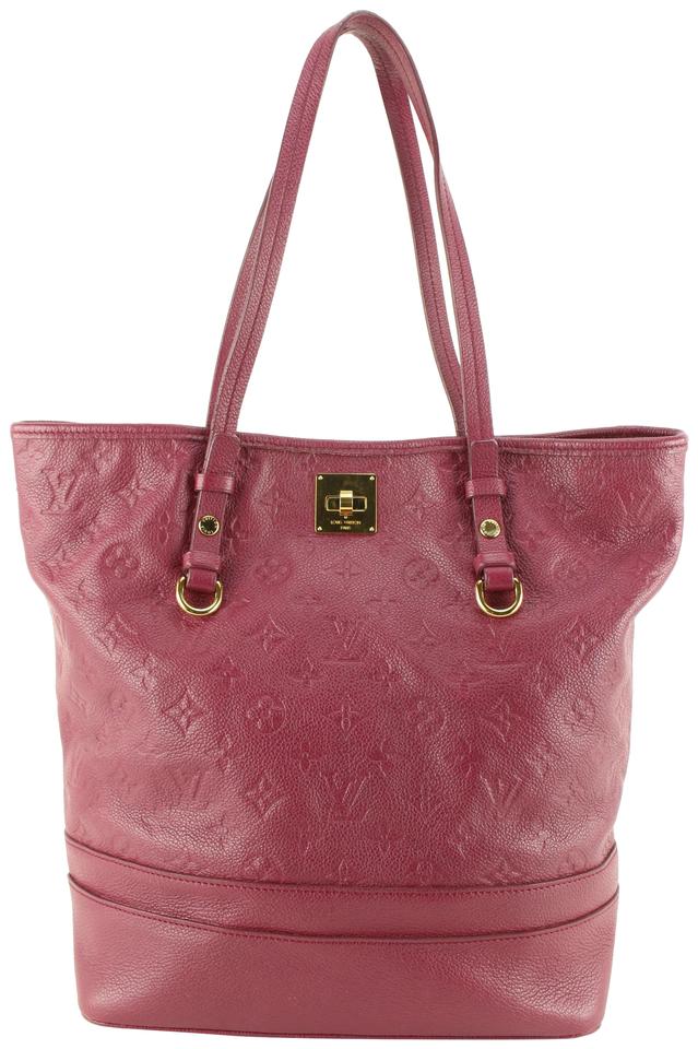 Louis Vuitton Aurore Monogram Empreinte Citadine PM Tote 53lu715s Louis Vuitton Aurore Monogram Empreinte Citadine PM Tote 53lu715s