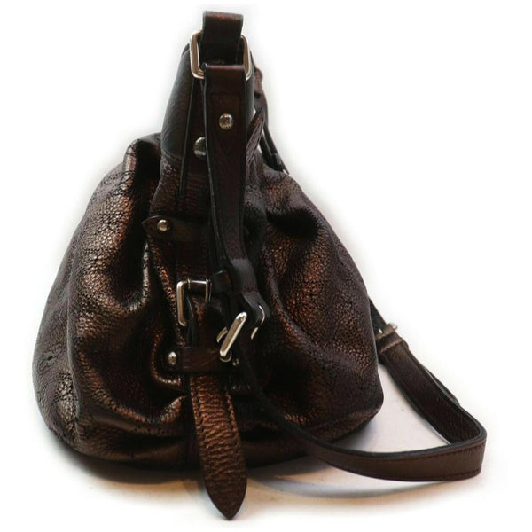 Louis Vuitton Large Mahina Metallic Bronze Leather Shoulder Bag