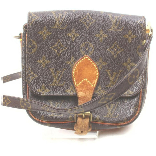 Louis Vuitton, Bags, Authentic Louis Vuitton Mini Cartouchiere Shoulder  Bag Monogram Leather B