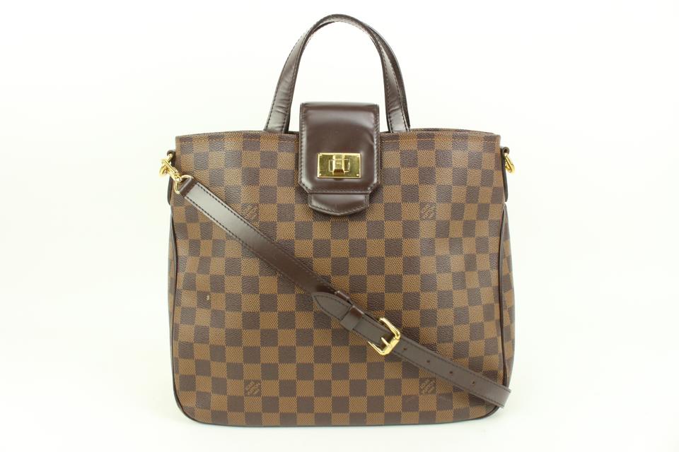 Louis Vuitton Damier Ebene Rosebery 2way Crossbody Tote Bag 41lk81 Louis Vuitton Damier Ebene Rosebery 2way Crossbody Tote Bag 41lk81