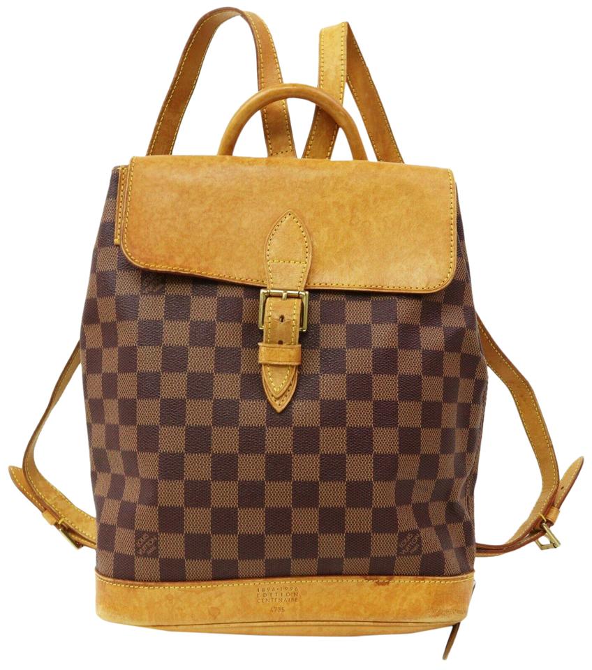 Louis Vuitton Damier Ebene Centenaire Arlequin Backpack 863177 Louis Vuitton Damier Ebene Centenaire Arlequin Backpack 863177