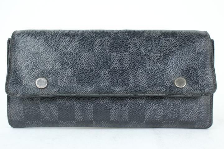 Louis Vuitton DAMIER GRAPHITE MODULABLE Long WALLET 95LJ3 Louis Vuitton DAMIER GRAPHITE MODULABLE Long WALLET 95LJ3