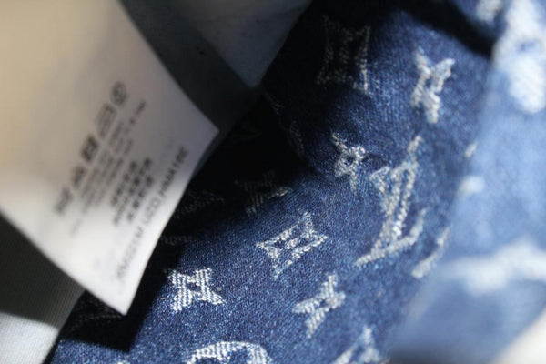 Louis Vuitton, Jackets & Coats, Louis Vuitton Mens 52 Monogram Patchwork  Denim Hoodie Zip Jacket 3l2