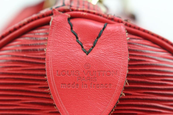 Louis Vuitton Keepall Epi 50 Red