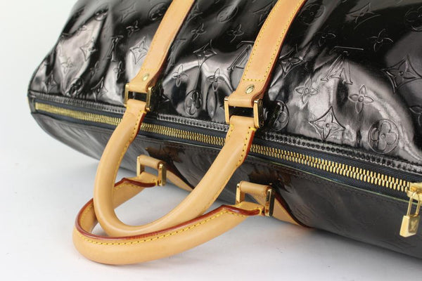 Louis Vuitton Yellow Monogram Vernis Mercer Keepall Duffle Bag 88lv317sW, Women's, Size: One Size