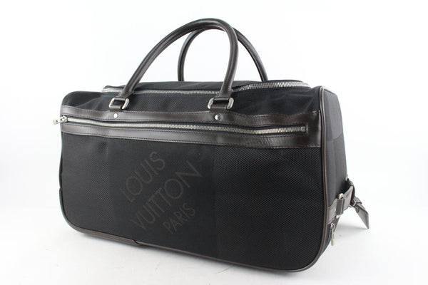 Louis Vuitton Black Damier GeanteEole 50 Rolling Duffle Bag 5LV91 –  Bagriculture