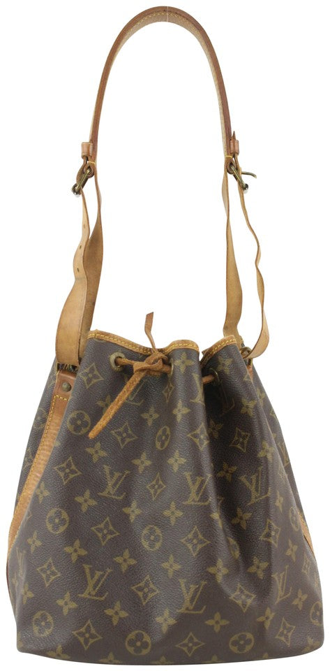 Louis Vuitton Monogram Petit Noe Drawstring Bucket Hobo Bag 8LV1027 Louis Vuitton Monogram Petit Noe Drawstring Bucket Hobo Bag 8LV1027