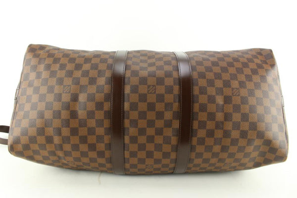 Louis Vuitton Damier azur Keepall Bandouliere Duffle with Strap 1112lv54