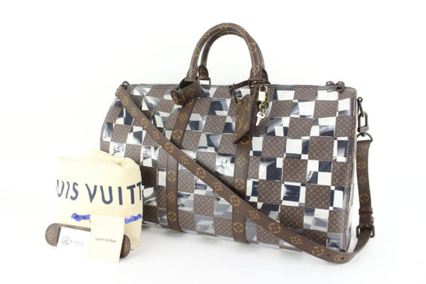 Louis Vuitton Monogram Chess Keepall Bandouliere 50