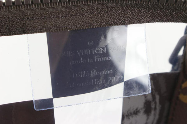 Louis Vuitton Transparent Vinyl And Monogram Canvas Chess Keepall