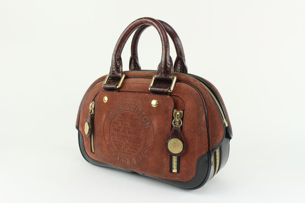 Louis Vuitton Louis Vuitton Stamp Bag Pm Handbag Suede Leather